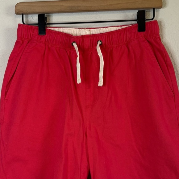 NWT J Crew Crewcuts Red Geranium Pull On Dock Shorts Midweight Stretch Chino 16 - Picture 2 of 8